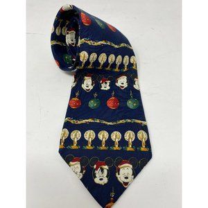 Disney Mickey Mouse as Santa Holiday Christmas Tie Necktie